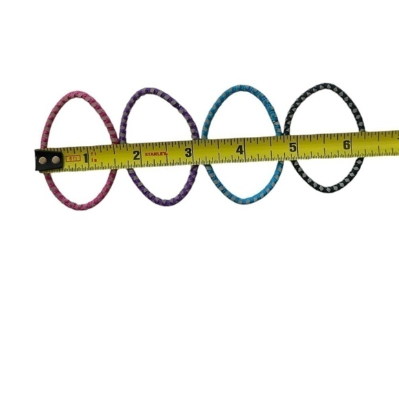 NWOT Pack of 6 Colorful Hairties - Picture 4 of 5